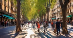 La Rambla Barcelona: Facet, nie daj się nabrać!