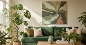 Zielone akcenty w wystroju wnętrz 2026: odśwież swój dom!