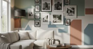 Proste projekty DIY do dekoracji ścian salonu 2026: Szybko i tanio!