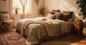 Jak urządzić sypialnię w stylu boho 2026: Twój azyl!