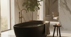 Projekt łazienki z wanną wolnostojącą 2026: inspiracje i porady